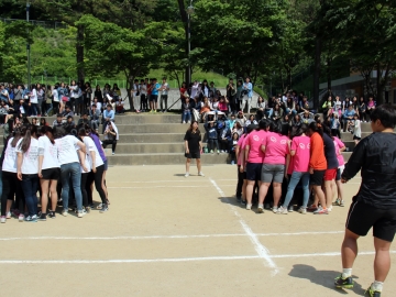 2014 체육대회 피구경기 결승